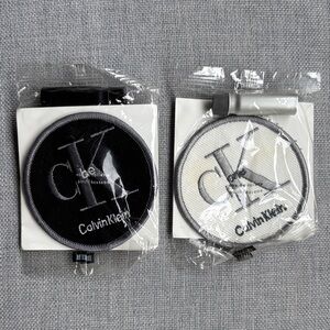 CK Calvin Klein Vintage Embroidered Patch x 2